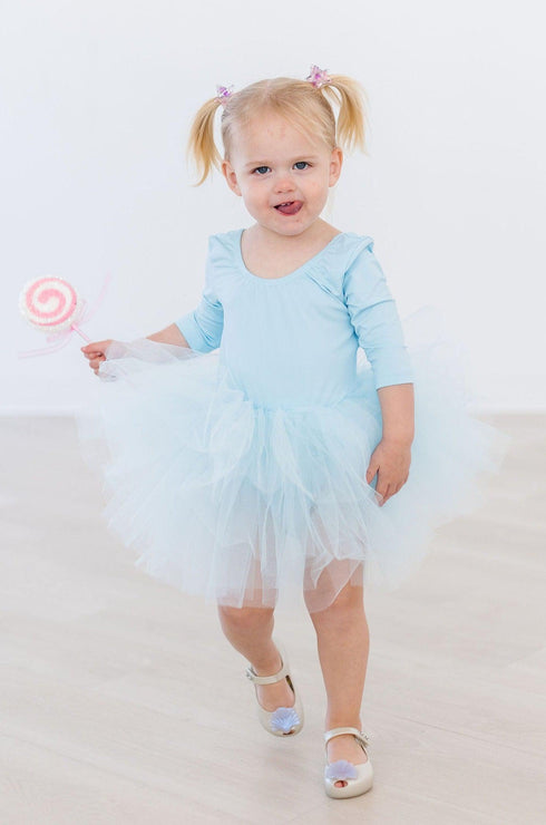 bluebird-3-4-tutu-leotard Mila &  Rose - Sophia's Style-Bluebird 3/4 Tutu Leotard-6-12M--1